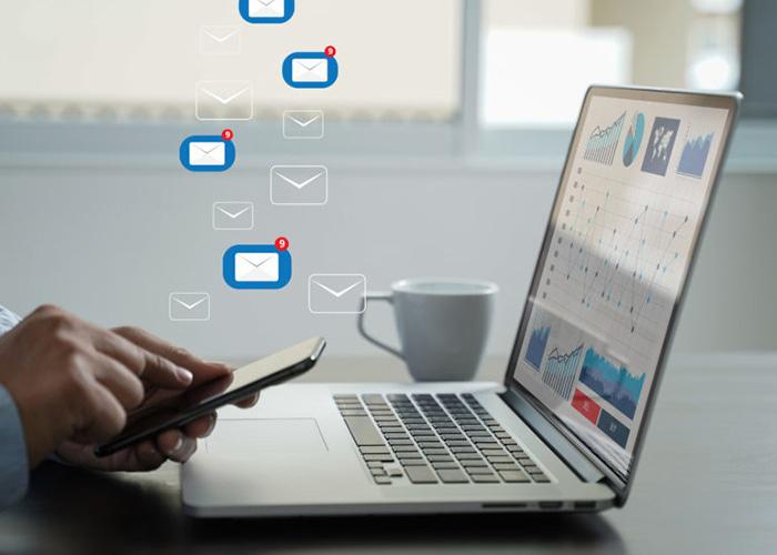 New customer enquiry generated through an automated email marketing campaign